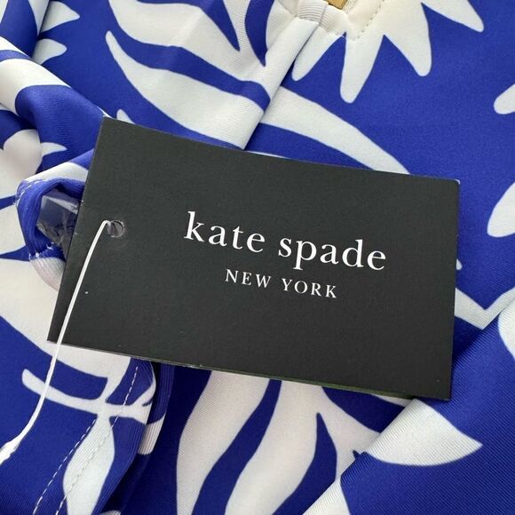 NWT Kate Spade Long Sleeve One-Piece Swimsuit (Med) - Picture 6 of 8